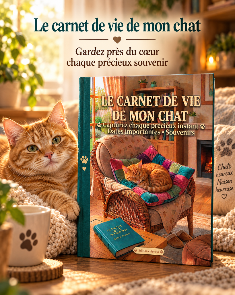 Le carnet de vie de mon chat