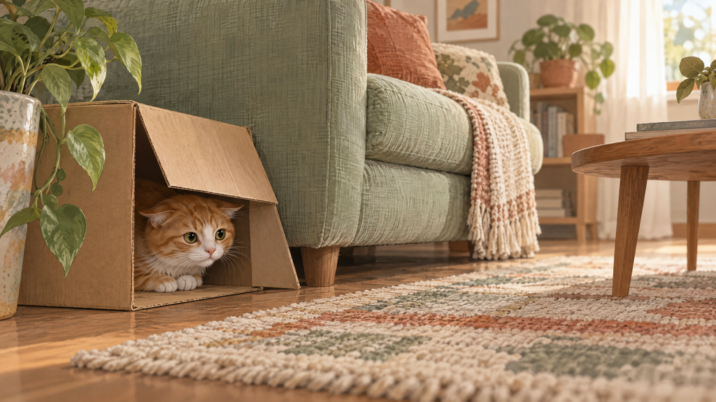 chat stressé