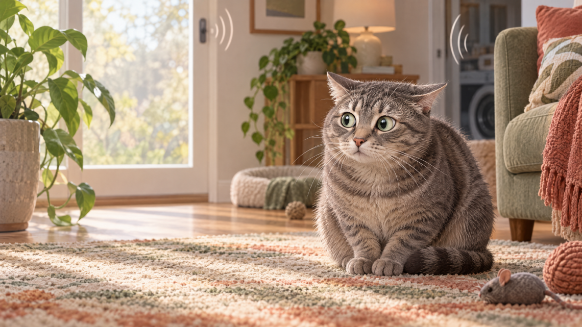 Chat stressé